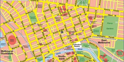 Byen Melbourne kort