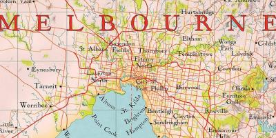 Melbourne verden kort