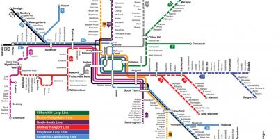 Metro kort Melbourne